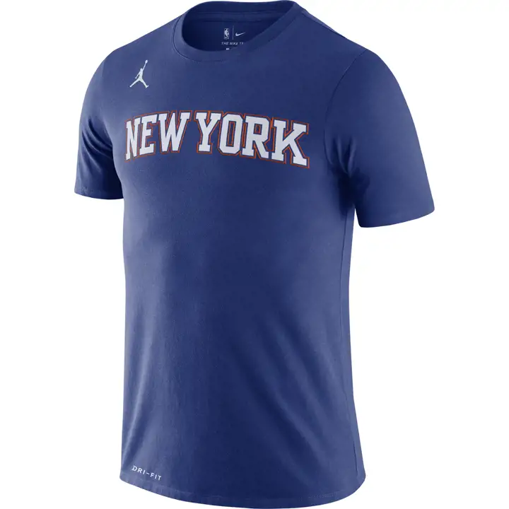 T-shirt NBA Statement Wordmark New York Knicks 20 BLEU