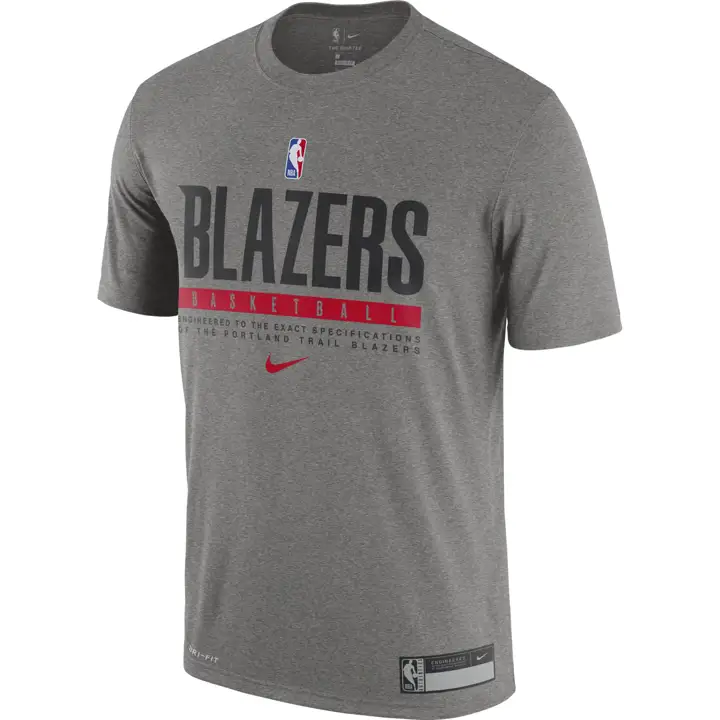 T-shirt d'entraînement NBA Portland Trail Blazers 20 GRY