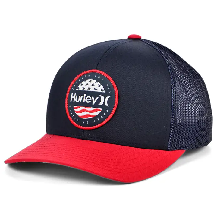 Casquette Hurley United We Stand Trucker bleu/rouge