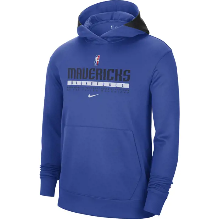 Sweat à capuche d'entraînement Dallas Mavericks NBA Spotlight 20 BLEU