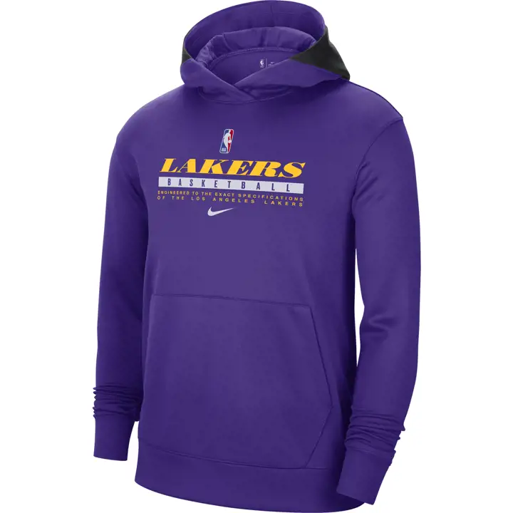 Sweat à capuche d'entraînement NBA Los Angeles Lakers Spotlight 20 PUR