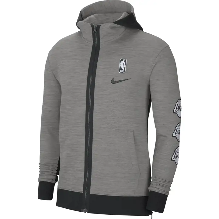 Los Angeles Lakers NBA Thermaflex Showtime FZ Hood 20 GRY