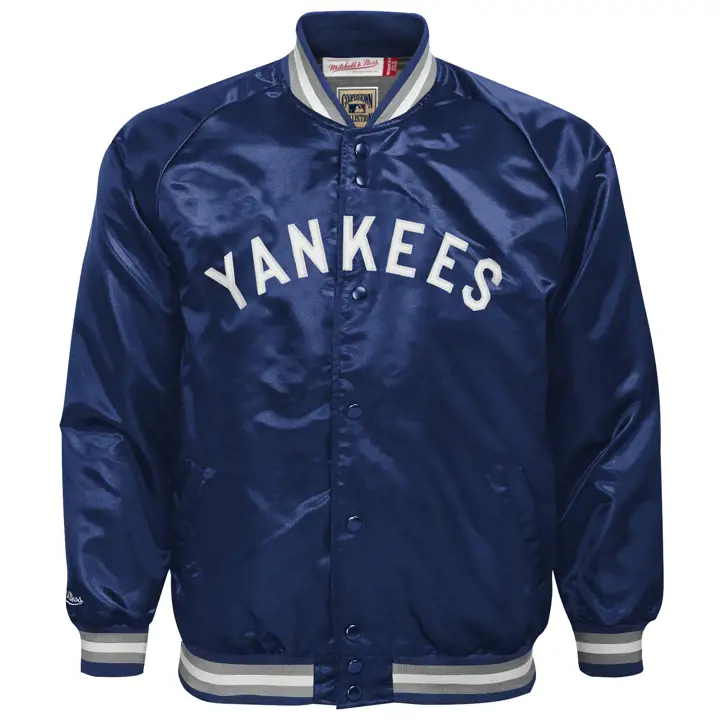 Yankees MLB Jeunesse MN Blouson satin marine