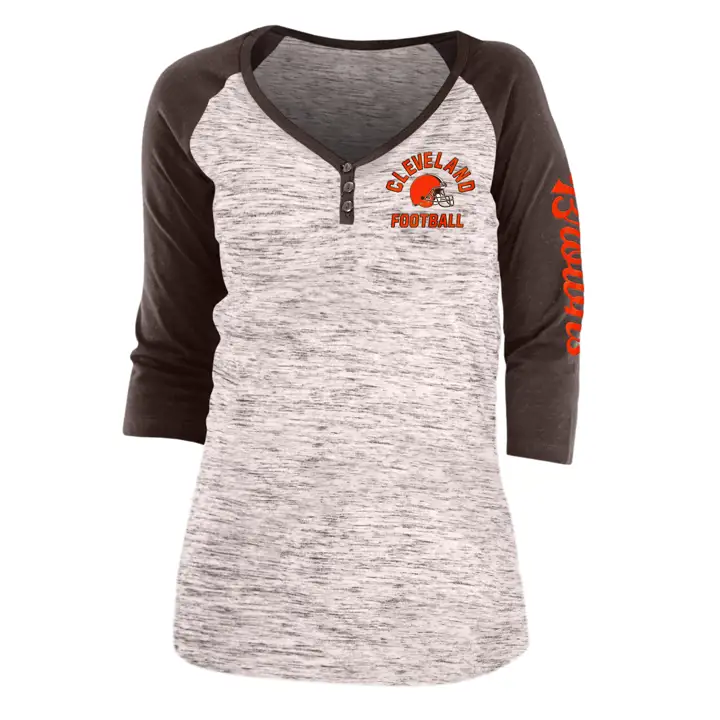 T-shirt femme NFL Cleveland Browns Spacedye 20 ORG