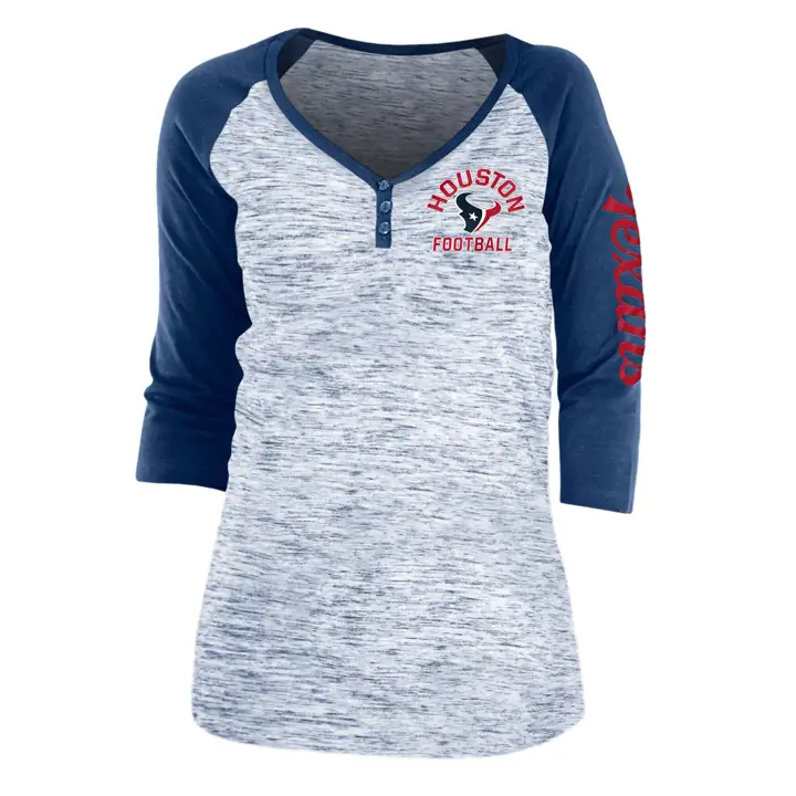 T-shirt Spacedye Houston Texans NFL pour femme 20 BLEU MARINE