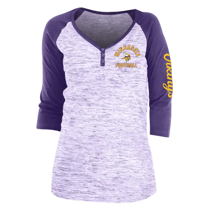T-shirt Femme Minnesota Vikings NFL Spacedyle 20 PUR