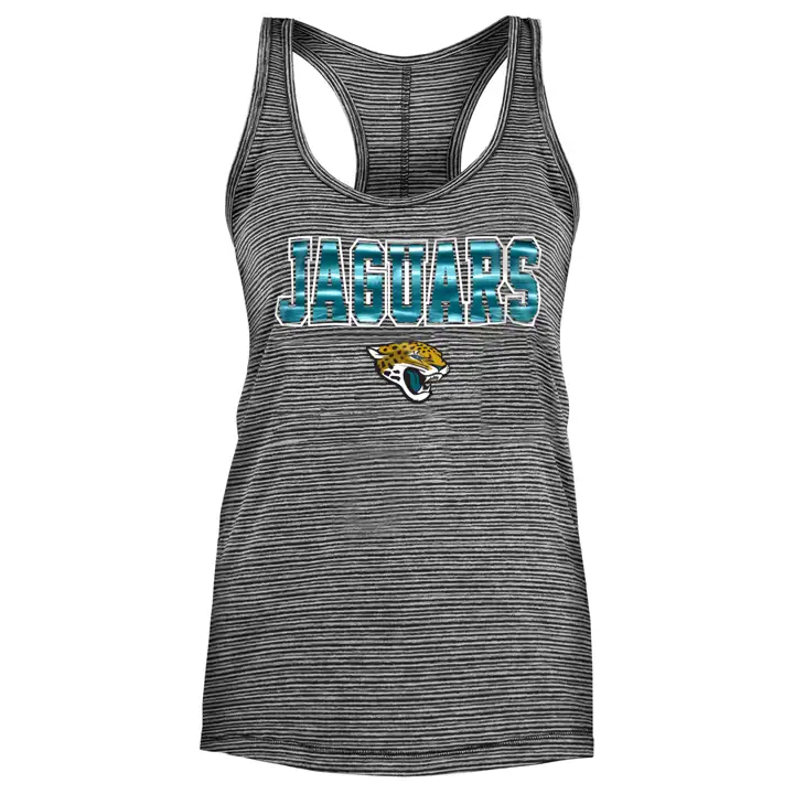 Débardeur Femme Jacksonville Jaguars NFL Spacedye 20 BLEU SARCELE