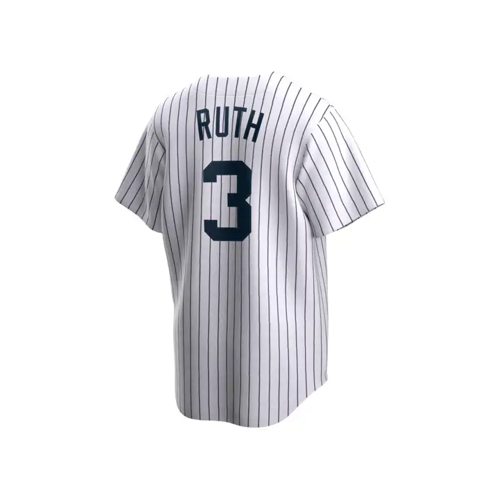 New York Yankees MLB Nike Maillot Réplique Joueur Coop Babe Ru