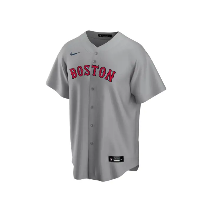 Maillot réplique vierge officiel MLB des Boston Red Sox Gris (extérieur)