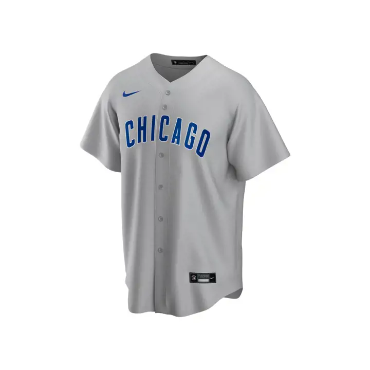 Maillot Réplique Officiel Vierge MLB des Cubs de Chicago – Extérieur GRIS