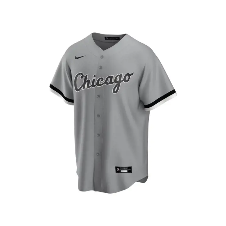 Maillot Réplique Officiel MLB Chicago White Sox Vierge Extérieur Gris