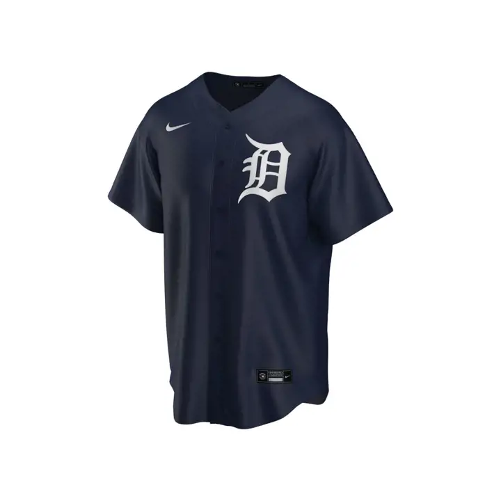Maillot Réplique Officiel Vierge MLB Detroit Tigers BLEU MARINE