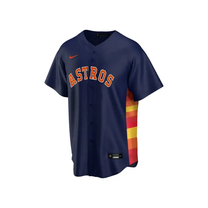 Maillot Replica Officiel Vierge MLB des Houston Astros BLEU MARINE