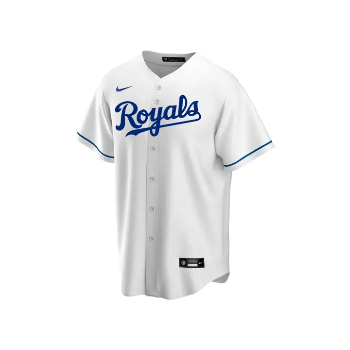 Maillot Réplique Officiel Vierge MLB des Kansas City Royals Domicile BL