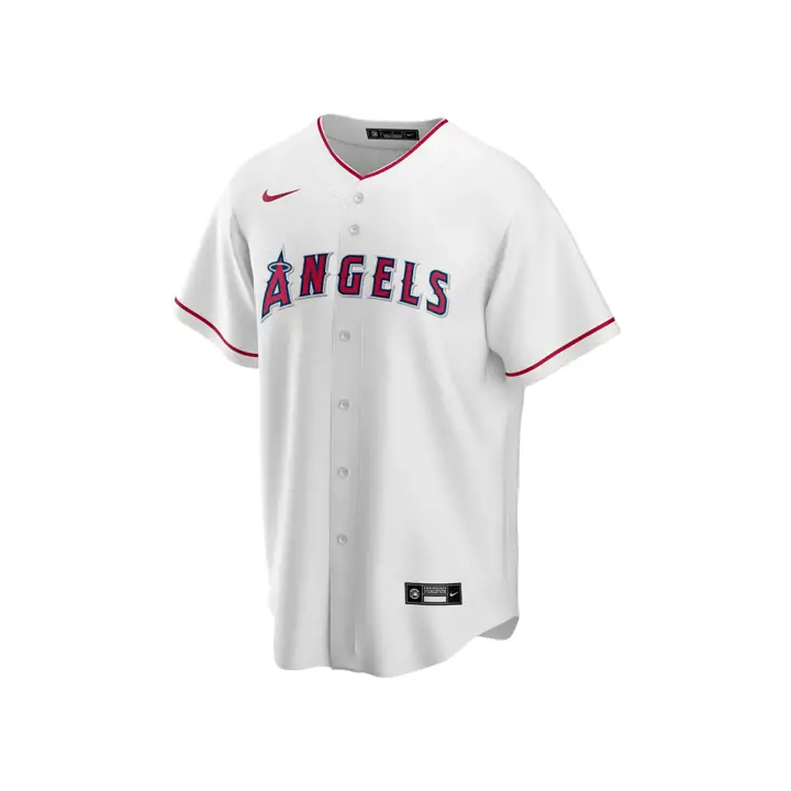 Maillot Replica Officiel Vierge MLB des Los Angeles Angels Domicile BL