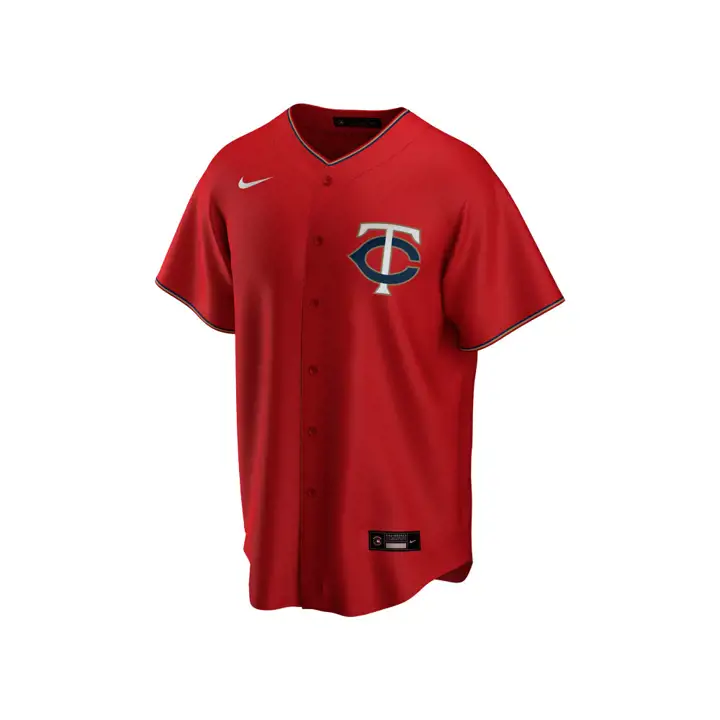 Maillot Réplique Officiel Vierge MLB Minnesota Twins ÉCARLATE