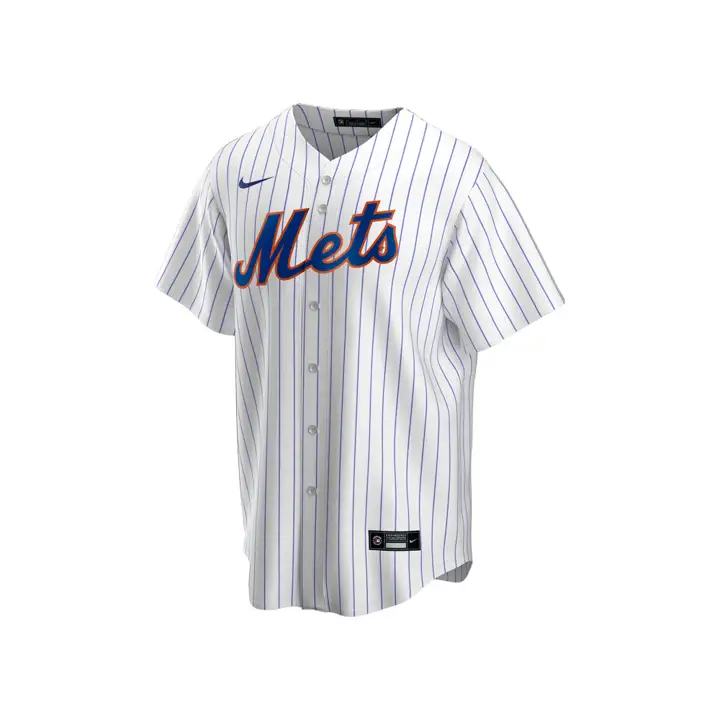 Maillot réplique vierge officiel des Mets de New York MLB Domicile BLC/RBL