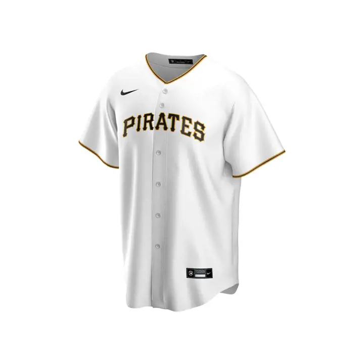 Maillot Replica Officiel Vierge MLB des Pirates de Pittsburgh Domicile BLANC