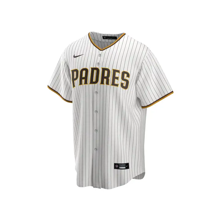 Maillot réplique vierge officiel MLB des San Diego Padres à domicile blanc