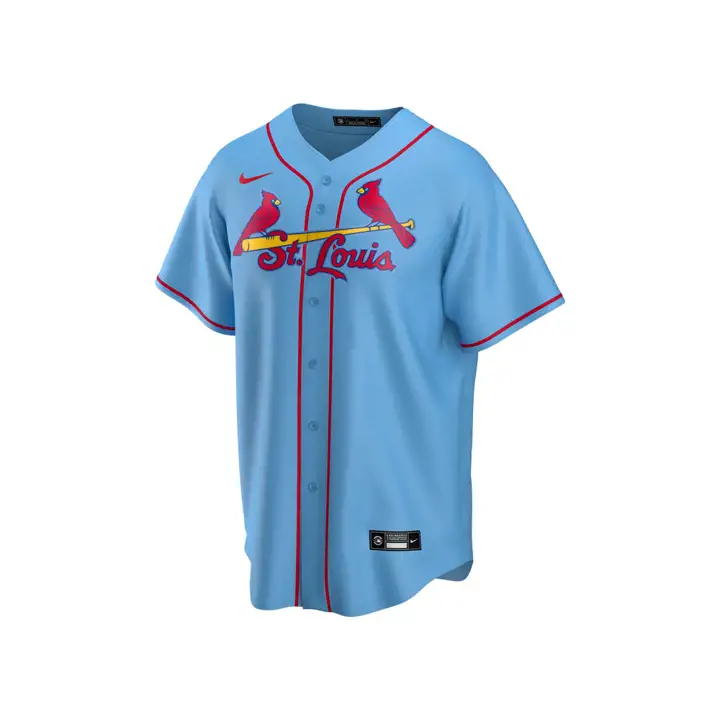 Maillot réplique vierge officiel MLB des Cardinals de St. Louis BLEU