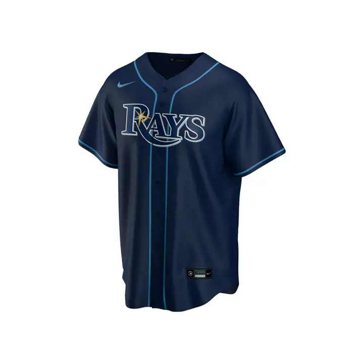 Maillot Replica Officiel Vierge MLB Tampa Bay Rays BLEU MARINE