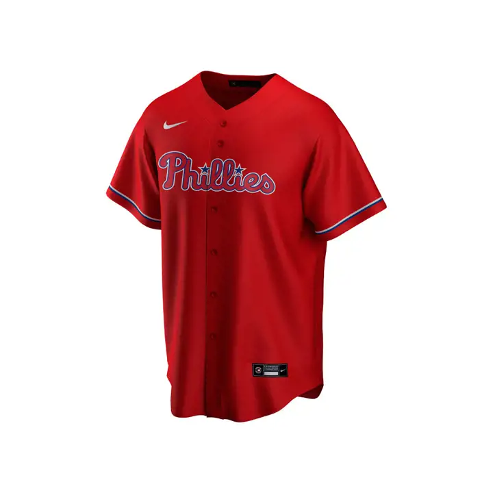 Maillot Réplique Officiel Vierge MLB des Philadelphia Phillies ROUGE