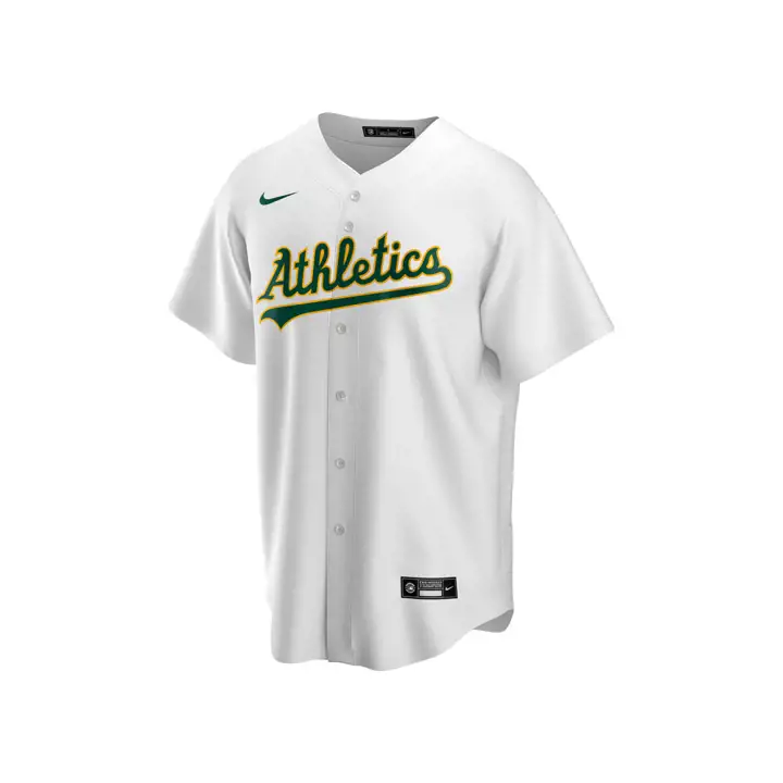 Maillot Replica Officiel vierge MLB Athletics d'Oakland Domicile BLC