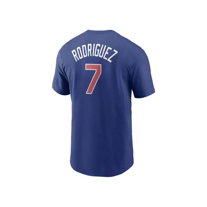T-shirt joueur Nike Coop N&N Texas Rangers MLB rbl Rodriguez