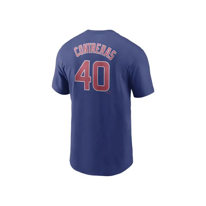 T-shirt de joueur MLB Nike N&N Chicago Cubs rbl Contreras
