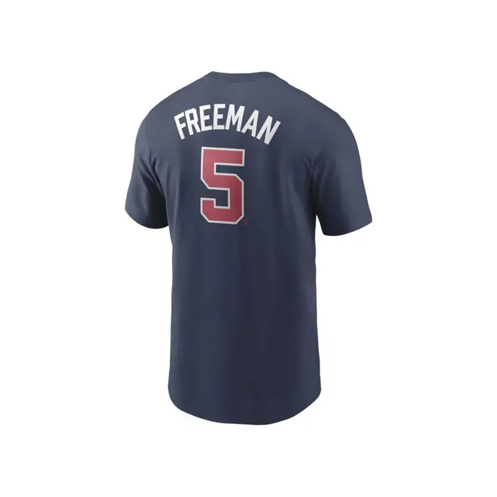 T-shirt Nike N&N Joueur MLB Atlanta Braves marine Freeman