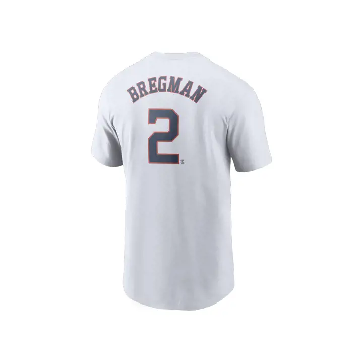T-shirt joueur MLB Nike N&N Houston Astros blanc Bregman