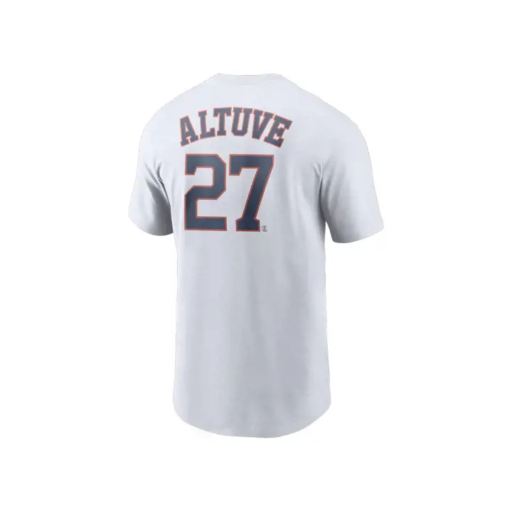 T-shirt Joueur MLB Houston Astros Nike N&N blanc Altuve