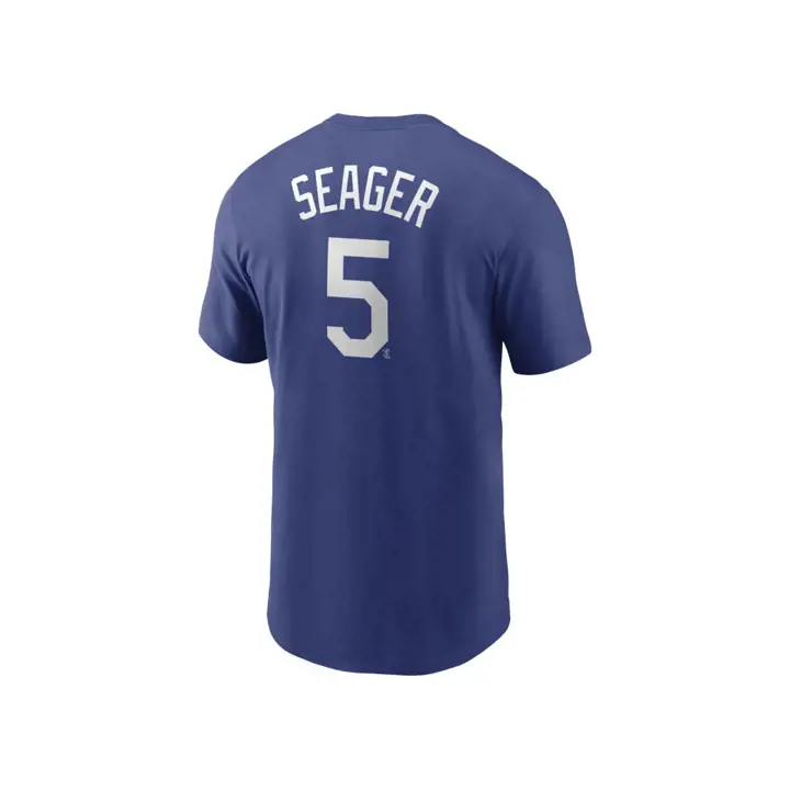 T-shirt Joueur MLB Nike N&N des Dodgers de Los Angeles rbl Seager