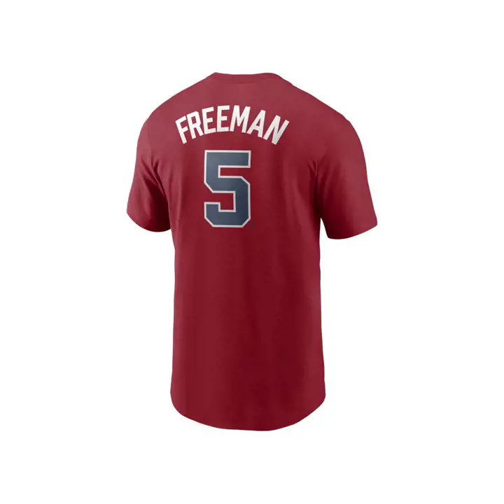 Atlanta Braves MLB Nike T-Shirt N&N de joueur rouge Freeman