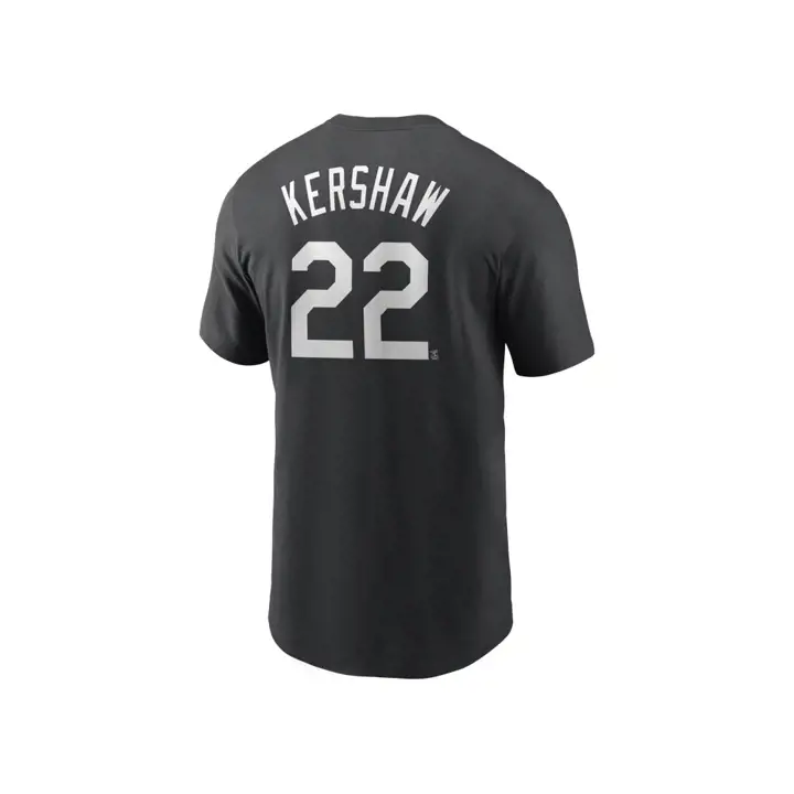 T-shirt joueur MLB Nike N&N Los Angeles Dodgers noir Kershaw