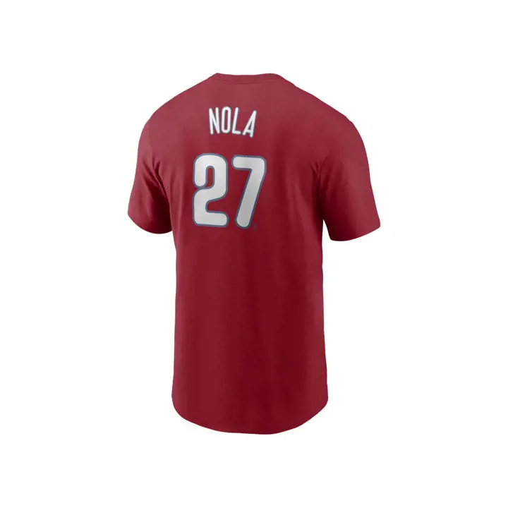 T-shirt joueur MLB Nike N&N Philadelphia Phillies rouge Nola