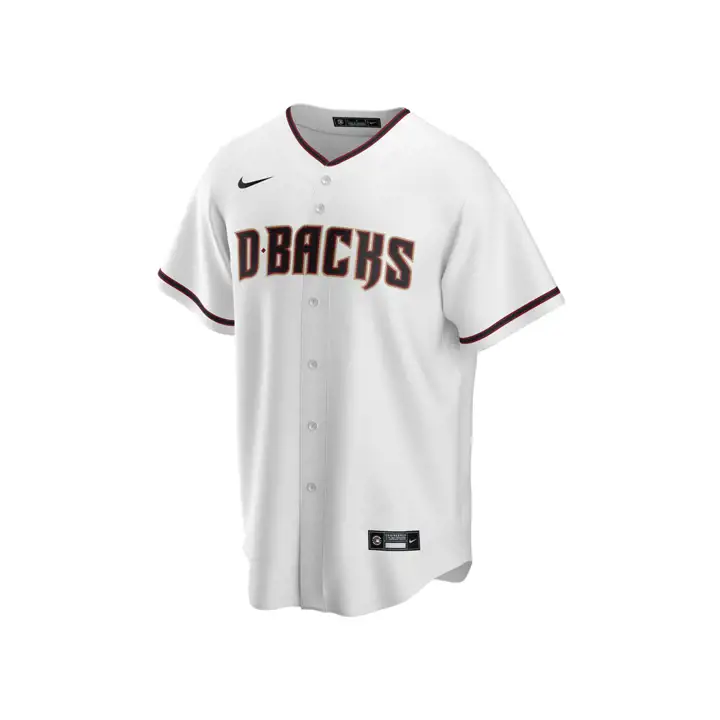 Maillot réplique vierge officiel MLB des DBacks DOMICILE blanc/brique