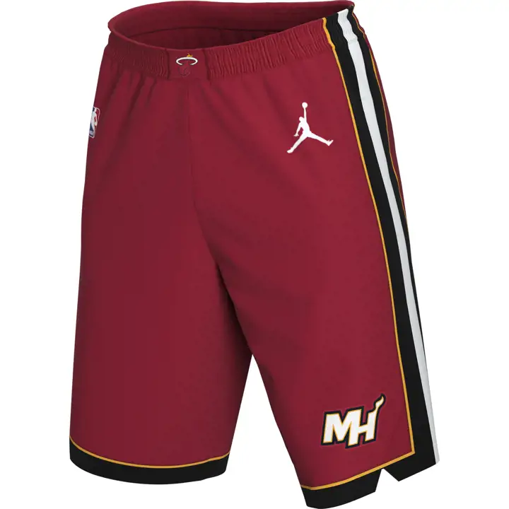 Short Miami Heat NBA SWINGMAN STATEMENT ROUGE