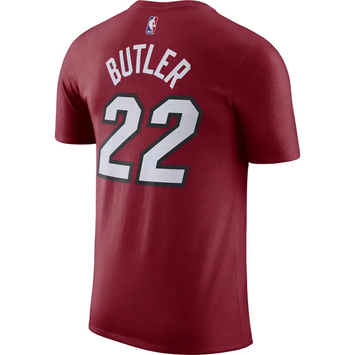 Miami Heat NBA STATEMENT PLAYER T-SHIRT Jimmy Butler ROUGE