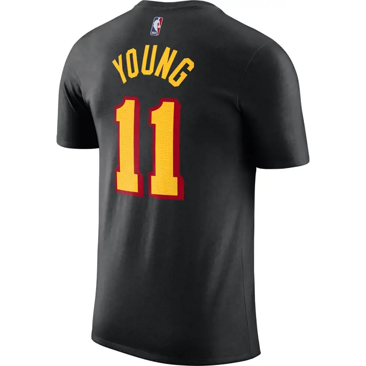 T-SHIRT JOUEUR NBA ATLANTA HAWKS Trae Young NOIR