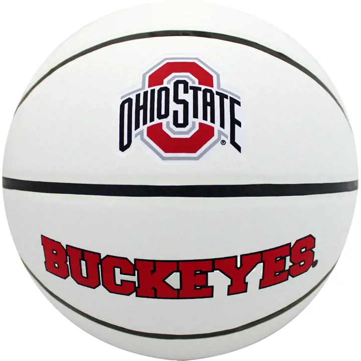 Ballon de basketball Ohio State Autograph - Taille officielle marron/blanc