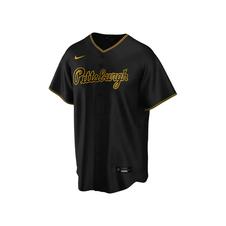 Maillot Réplique Officiel Vierge PIRATES MLB noir