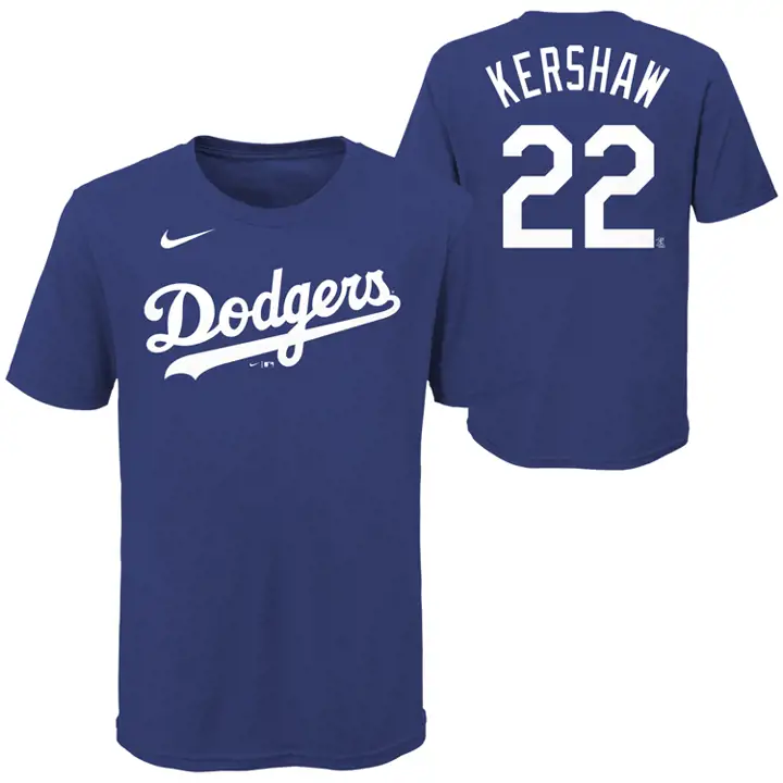 T-shirt Enfant DODGERS MLB N&N Joueur Clayton Kershaw rbl