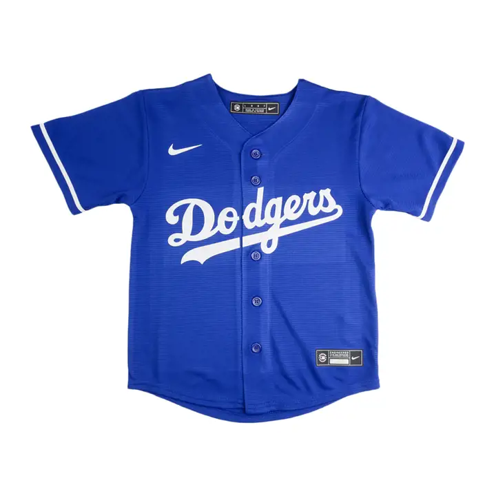 Maillot vierge officiel MLB Los Angeles Dodgers - Jeunesse RBL