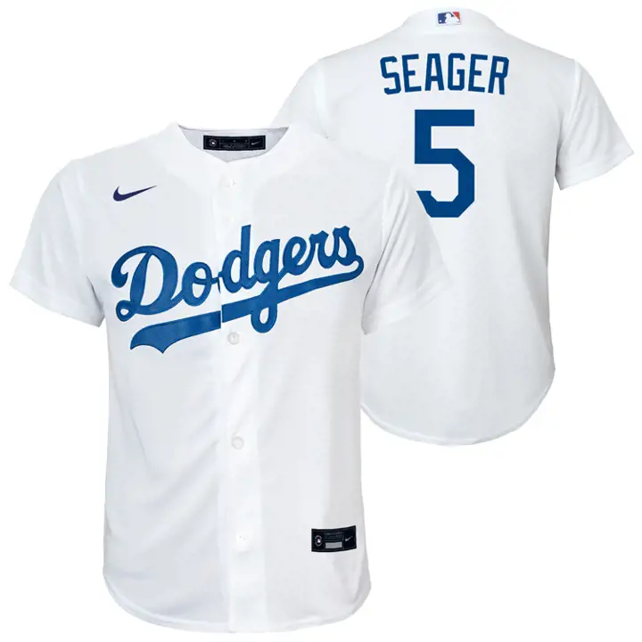 Maillot officiel de joueur Los Angeles Dodgers MLB pour jeunes Corey S