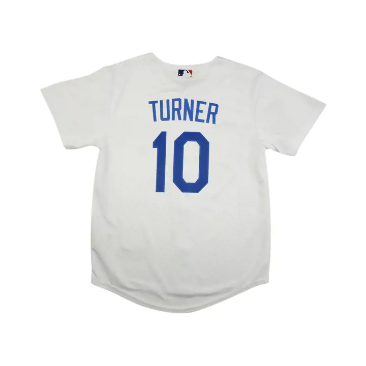 Maillot officiel de joueur des Dodgers de Los Angeles MLB pour jeune Justin