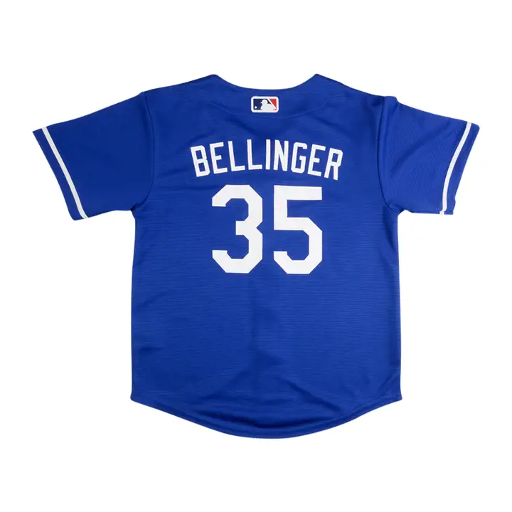 MAILLOT OFFICIEL JOUEUR MLB DODGERS pour ENFANT Cody Bellinger RBL