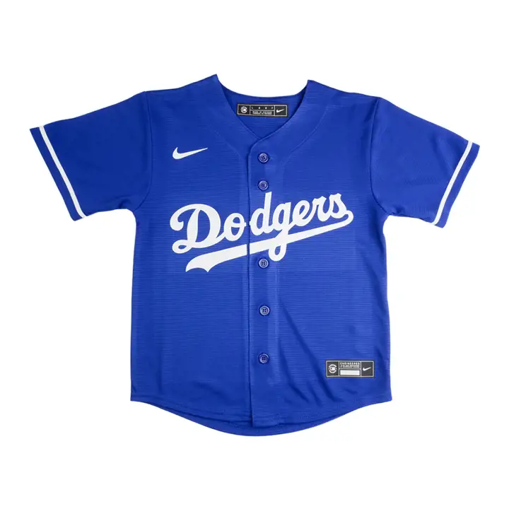 Maillot vierge officiel MLB Los Angeles Dodgers pour enfants RBL