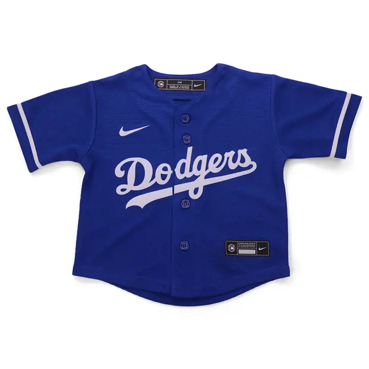 Maillot officiel vierge pour tout-petits des Dodgers de Los Angeles MLB RBL