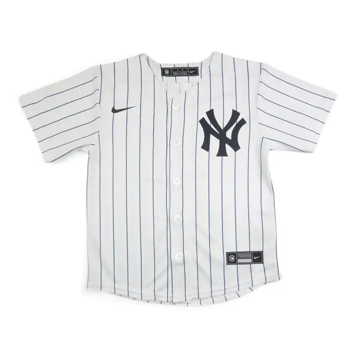 Maillot blanc vierge officiel MLB New York Yankees pour jeunes